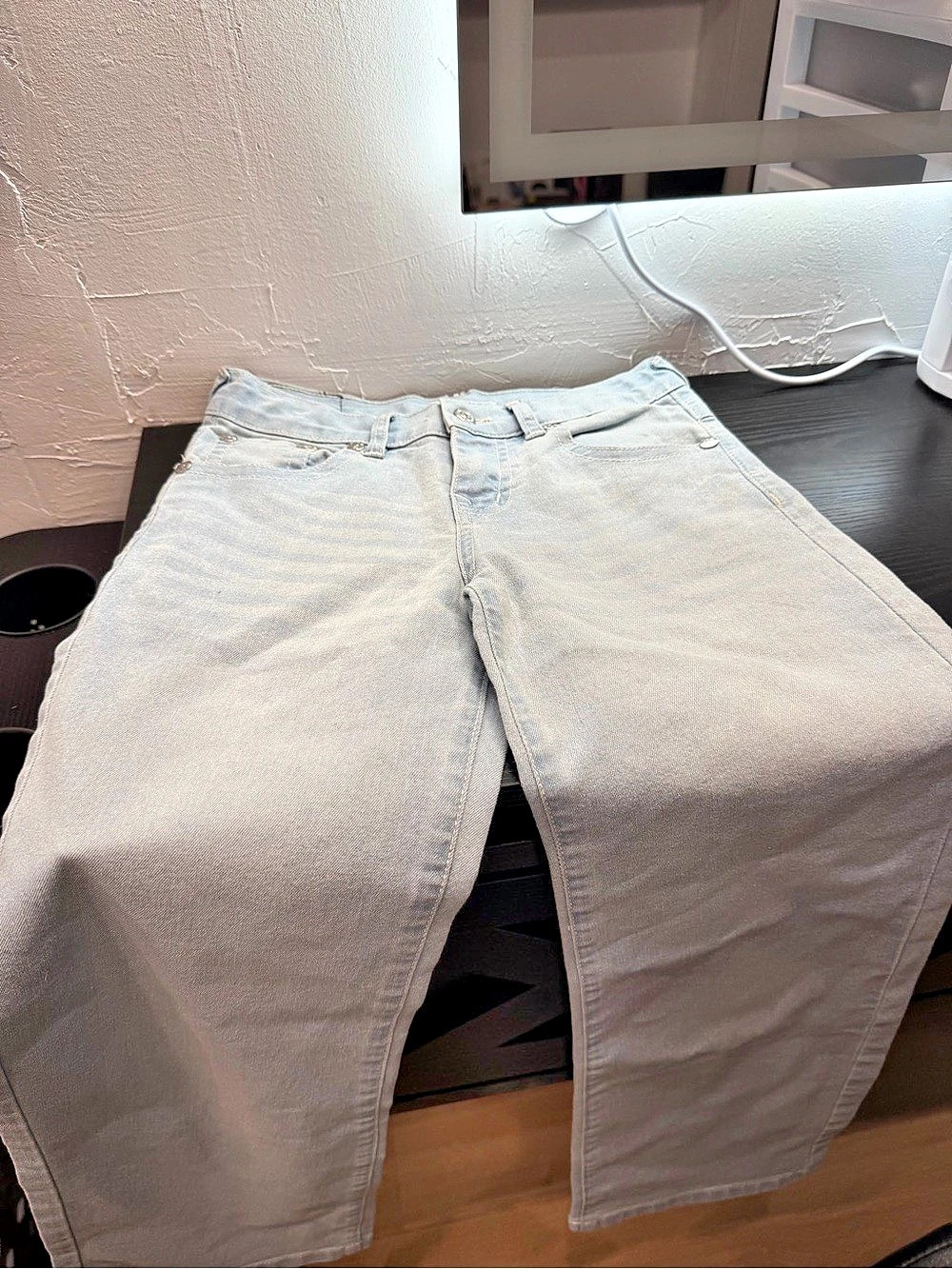True Religion Straight Leg Jeans in Blue
